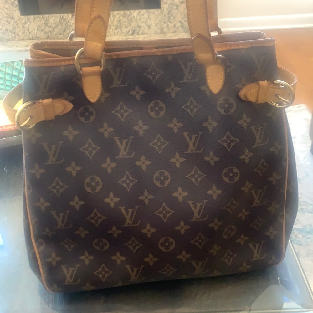 Auth Louis Vuitton Batignolles Vertical Bag